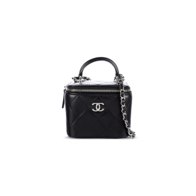 CHANEL MASTER MINI VANITY CASE LAMBSKIN QUILTED AP2198 (11*8.5*7cm)
